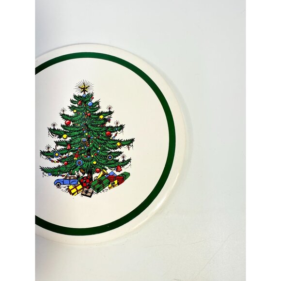 Trivet Hot Plate Christmas Tree Cuthbertson Porcelain Ceramic Holiday Decor - Picture 6 of 14